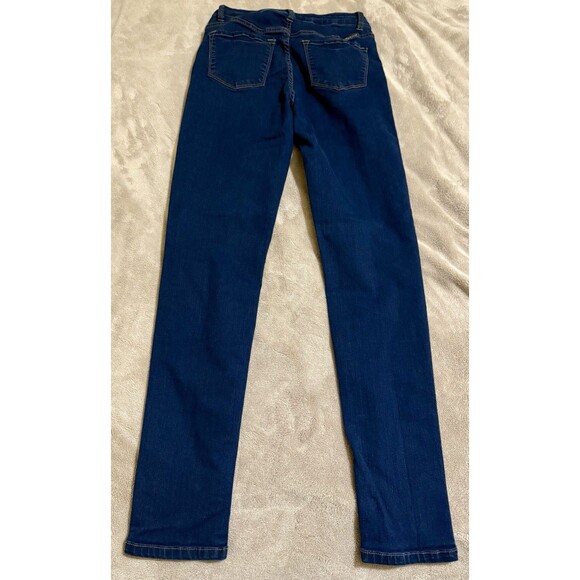 KanCan Size 28 Mid Rise Skinny Jeans Denim Stretch KC663QH Dark Wash Blue - Picture 6 of 6